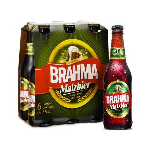 Cerveja Brahma Malzbier 355ml Caixa com 6 unidades